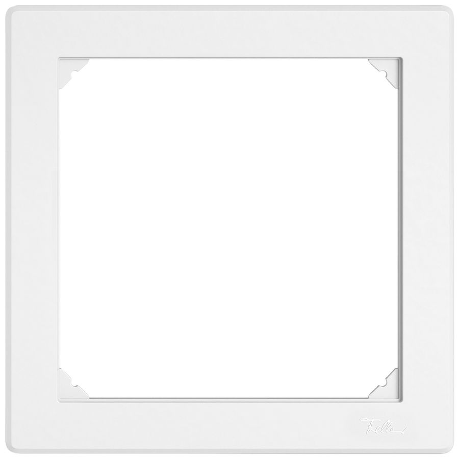 Abdeckrahmen EDIZIO.liv  SNAPFIX® 2×2 156×156mm weiss