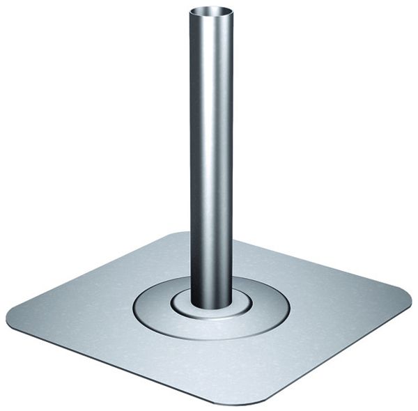 Tablett Flury FL 76b, Inox A2 mit Rohr, Höhe 480mm