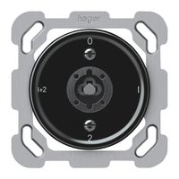 UP-Schlüsselschalter origin Serienschalter 1/1L 16A 250V 0-1-2-1+2 77×77mm sz