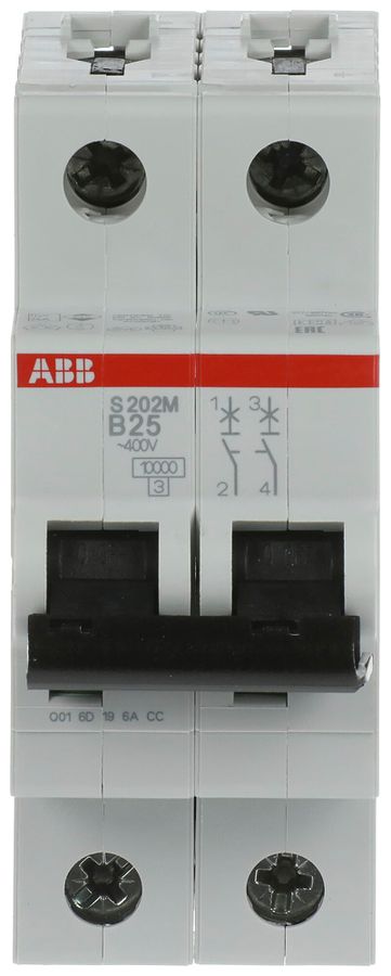Leitungsschutzschalter ABB S202M-B25 25A B 10kA