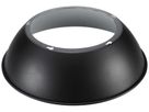 Paralume Sylvania Alu Shade Black Aluminium 375×100mm nero