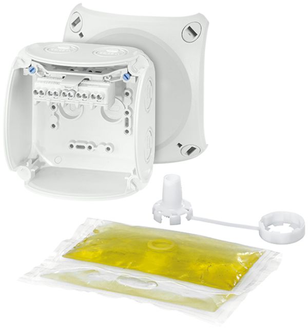 Boîte de dérivation AP Hensel WP gris 1.5…2.5mm² 5P 500ml 20A