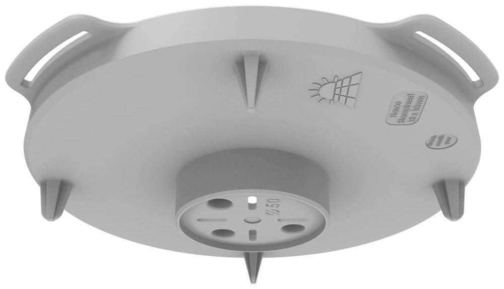 Frontteil Spotbox Mini Flex Ø50mm für Ortbeton grau