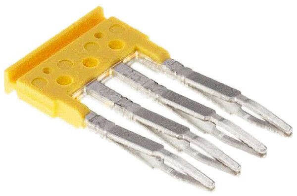Connessione trasversale WM ZQV 1.5/4 inserito 4L 3.5mm isolato 17.5A giallo