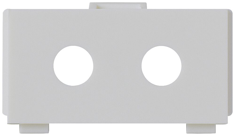 Modulo multimedia M3 FO vuoto per 2 ST kallysto grigio chiaro