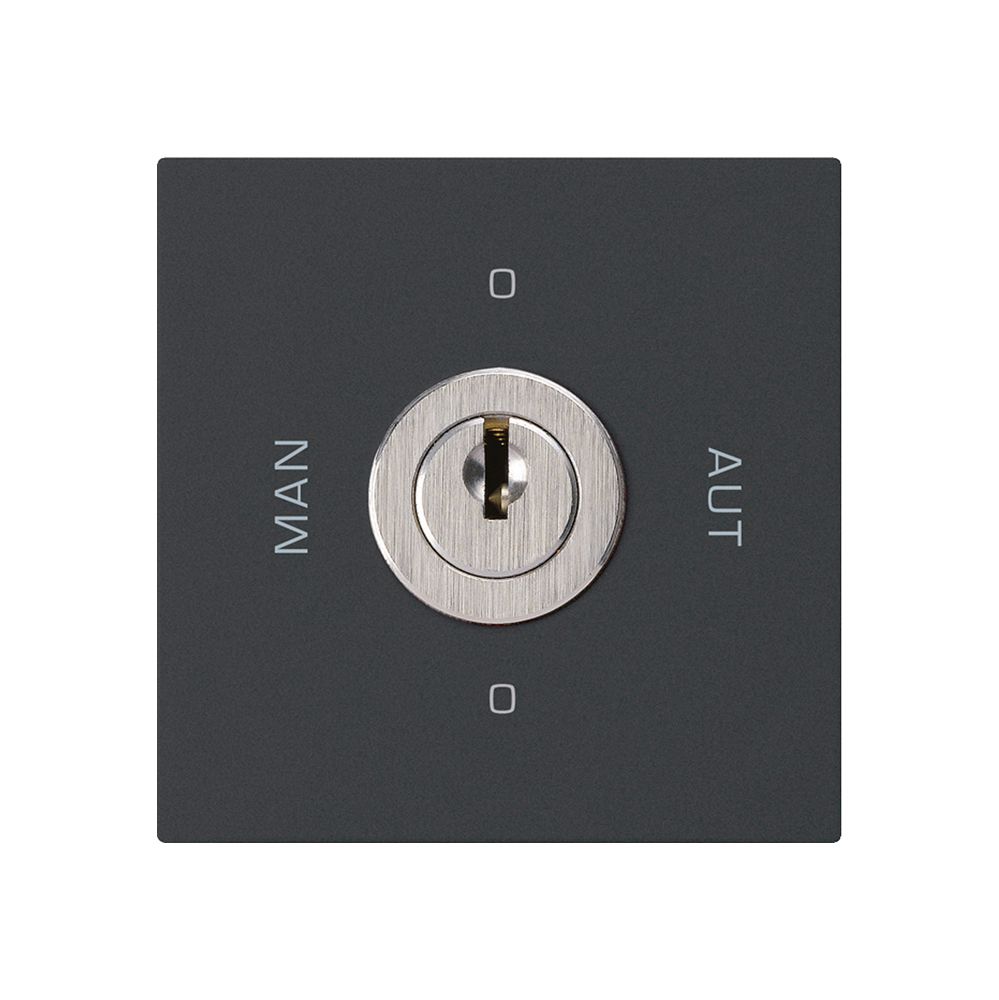 Einsatz zu Schlüsselschalter 0-Man-0-Aut. kallysto 2/1L schwarz mit Schloss