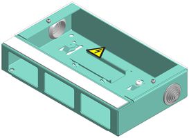 Anschlusskasten 3FLF horizontal DAK