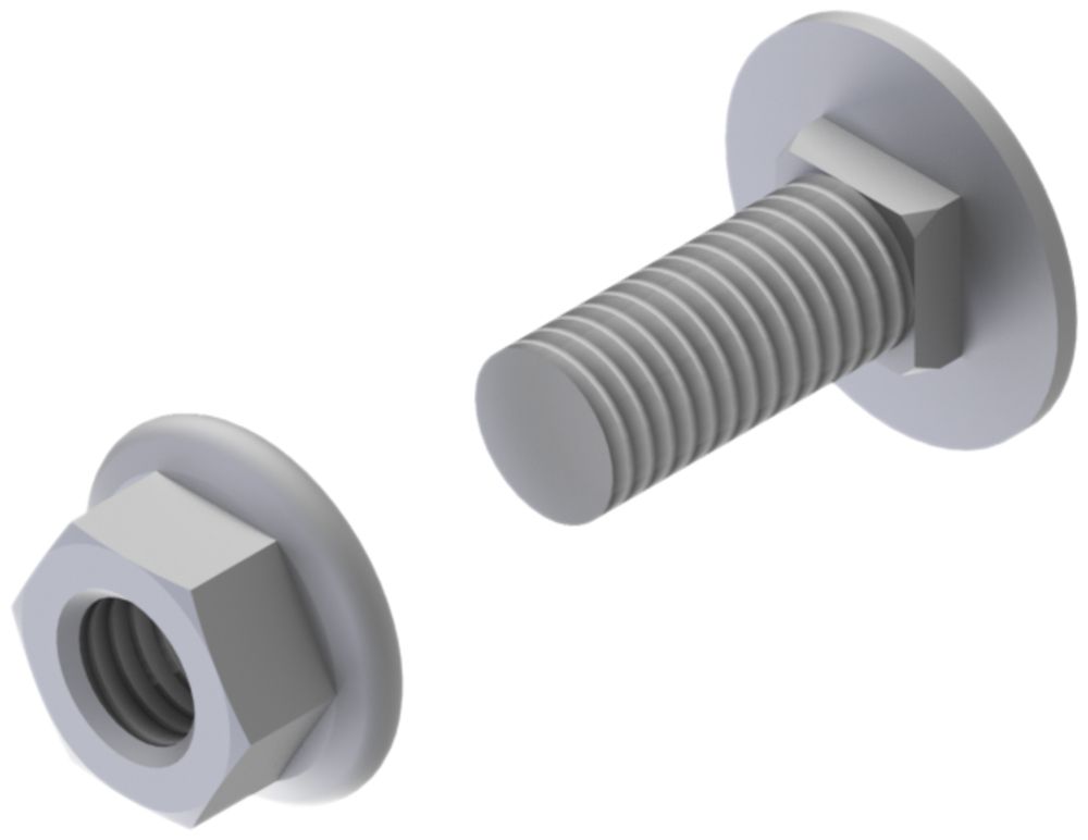 Kit di fissaggio Lanz M10×25mm zinc.