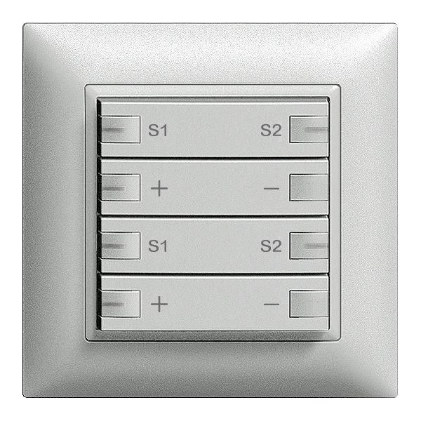 Varialuce INC ZEP 2c/4t staz c/sec. scena LED EDIZIOdue silver