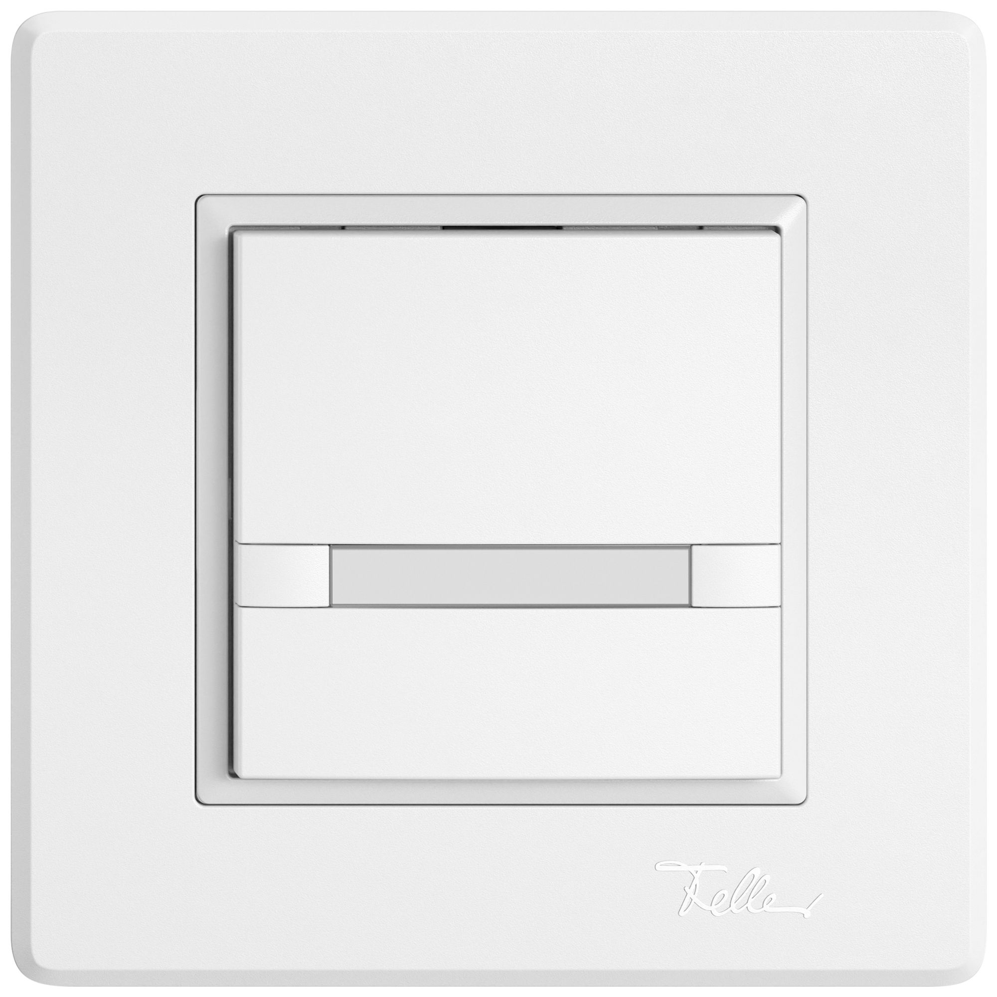 UP-KNX-Taster RGB EDIZIO.liv SNAPFIX® Temperaturfüh.o.LED Pap.1×T 2-Tbed.ws