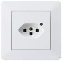 Presa INC Hager kallysto.trend 1×T23 illuminato C bianco ultra