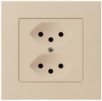 UP-Steckdose kallysto.pro 2×T13 beige