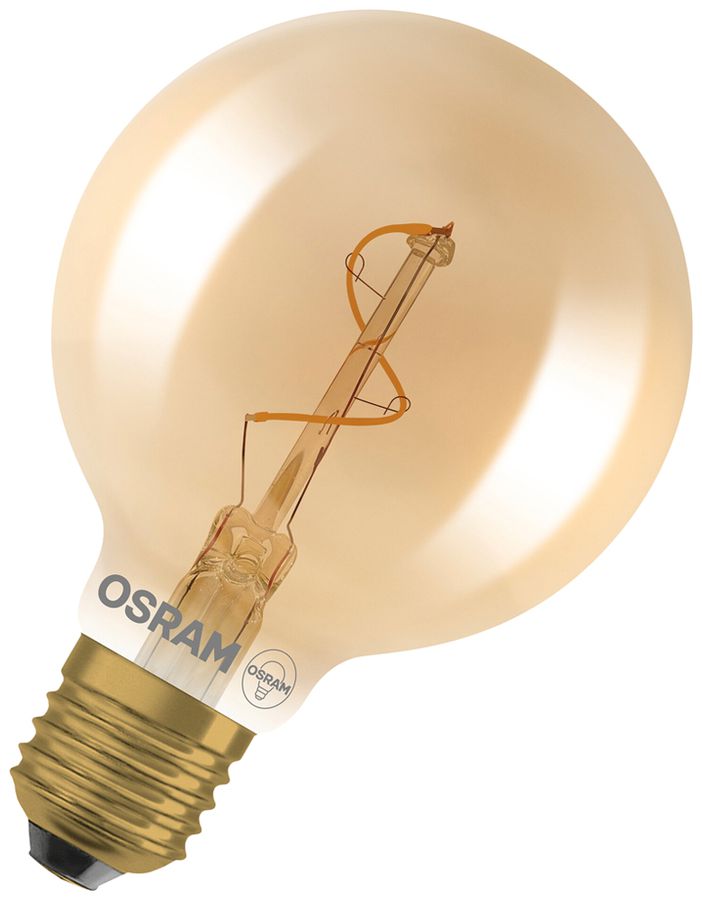 Lampe LED LEDVANCE Vintage 1906 E27 1.8W 30lm 822 or Ø80×120mm