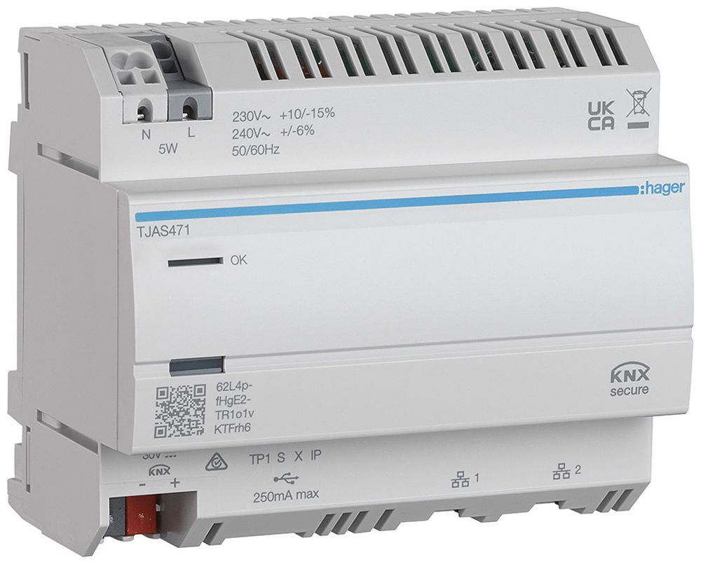 Serveur AMD Hager domovea plus KNX 230VAC 6 modules