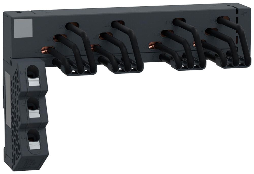 Connecteur de barres collectrices TeSys 3P 3Ph 63A 203mm noir