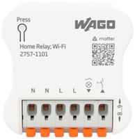 EB-RF-Schaltaktor WAGO Home matter 1-Kan 16A 3680W 200…240V 1×DI IP00