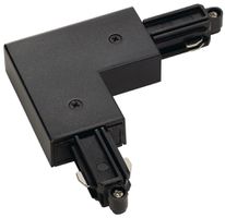 Eckverbinder SLV für 1-Phasen AP-Stromschiene, Erde innen schwarz