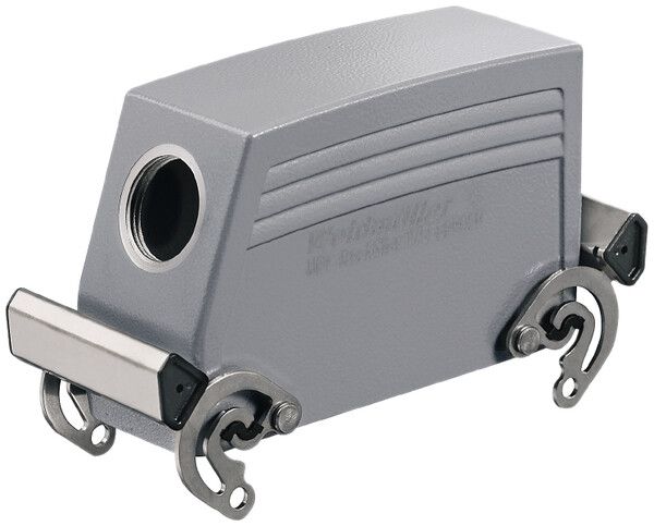 Steckergehäuse Weidmüller HDC 64D Querbügel Oberteil hoch Gr.8 1×M25 seitlich