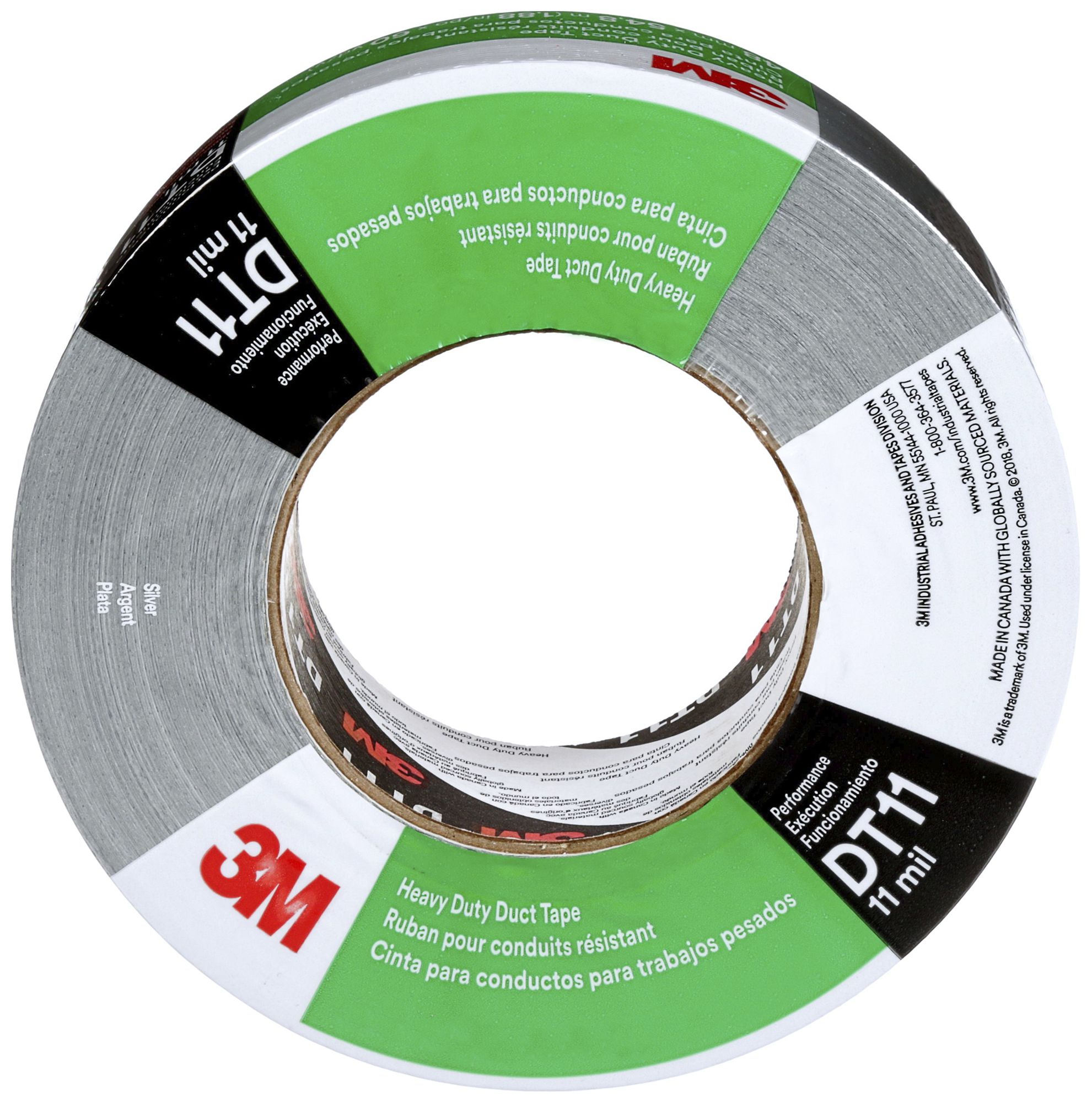 Gewebeklebband 3M DT11 48×55m×0.28mm schwarz