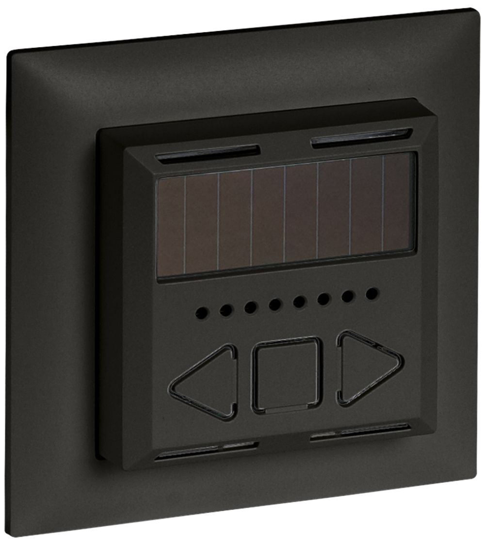 RF-Raumfühler Temperatur und Feuchte Omnio schwarz