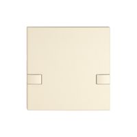 Poussoir 1/1 EDIZIO.liv KNX et UNI a.SNAPFIX® sans LED commande à 2 touches cr