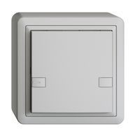 AP-KNX-Taster RGB EDUE, 250mW, m.RGB-LED, 1×Taste, 2×Tastenb., hgu