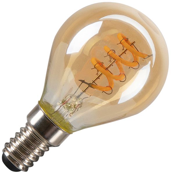 LED-Lampe SLV E14 2W 75lm 2200K DIM kl/Go Ø45×75mm