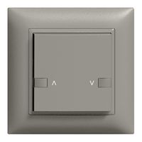 UP-Taster ZEP Motor 1K/1T Zentral-/Nebenstelle EDIZIOdue dunkelgrau