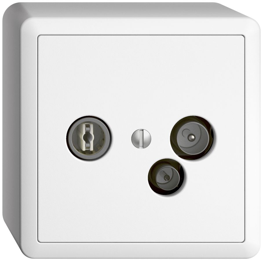 AP-Datendose TV-R DD19 5…65MHz EDIZIOdue weiss