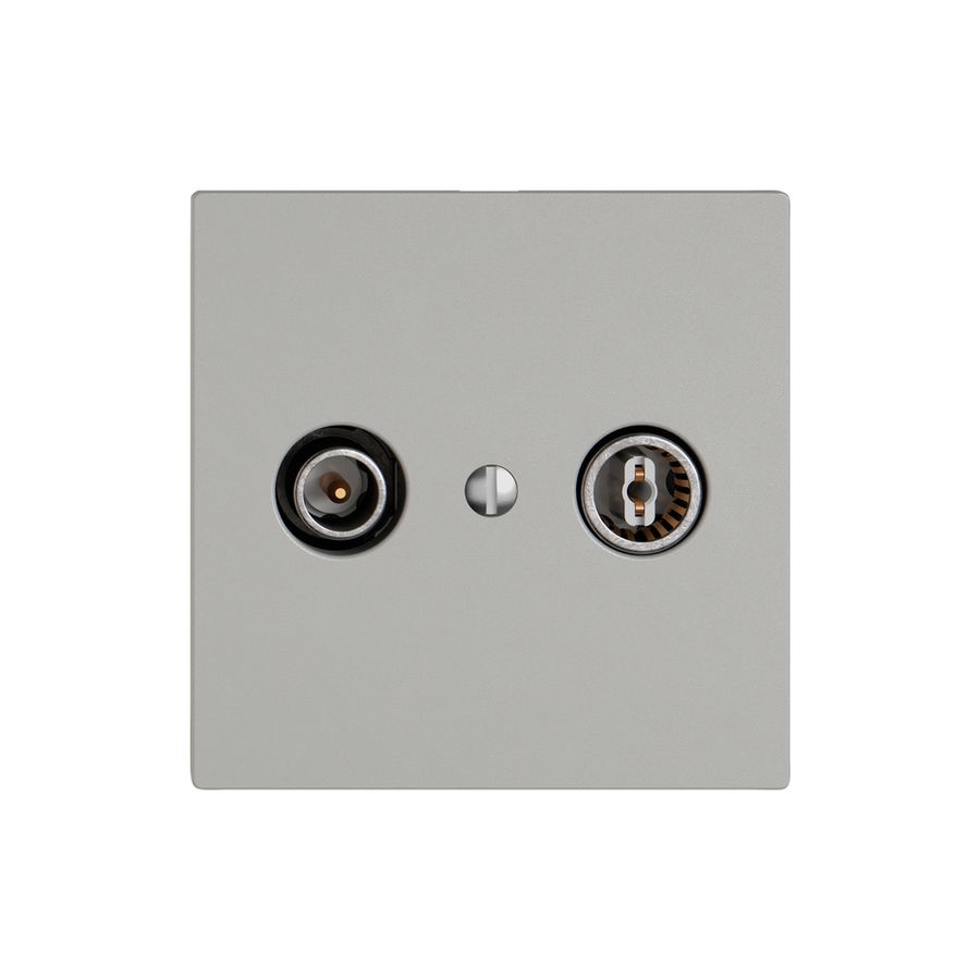 Prise antenne TV-R EDIZIO.liv SNAPFIX® prise de passage 15dB grc