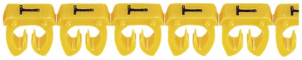 Bague-repère Legrand CAB 3, pour 0.5…1.5mm² impression: 'T', jaune