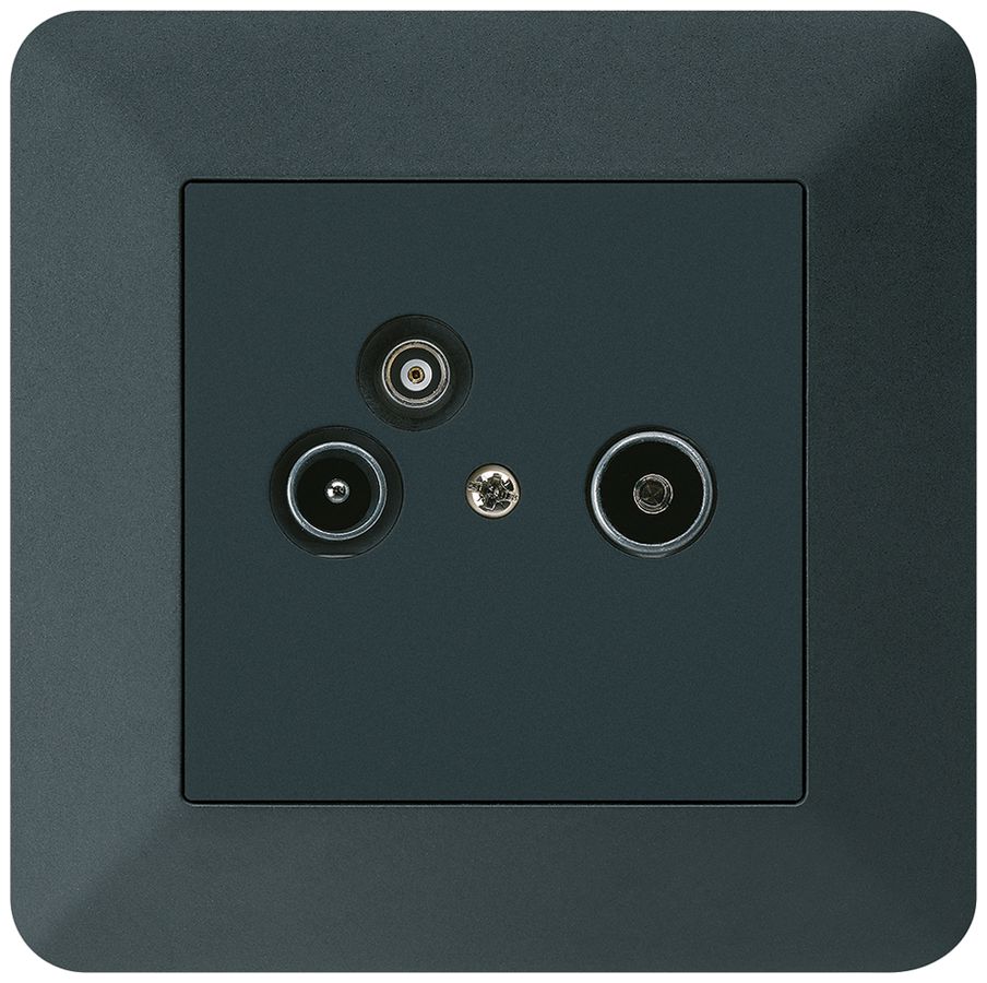 UP-Antennendose R/TV-Daten kallysto.trend 2GHz 14db schwarz