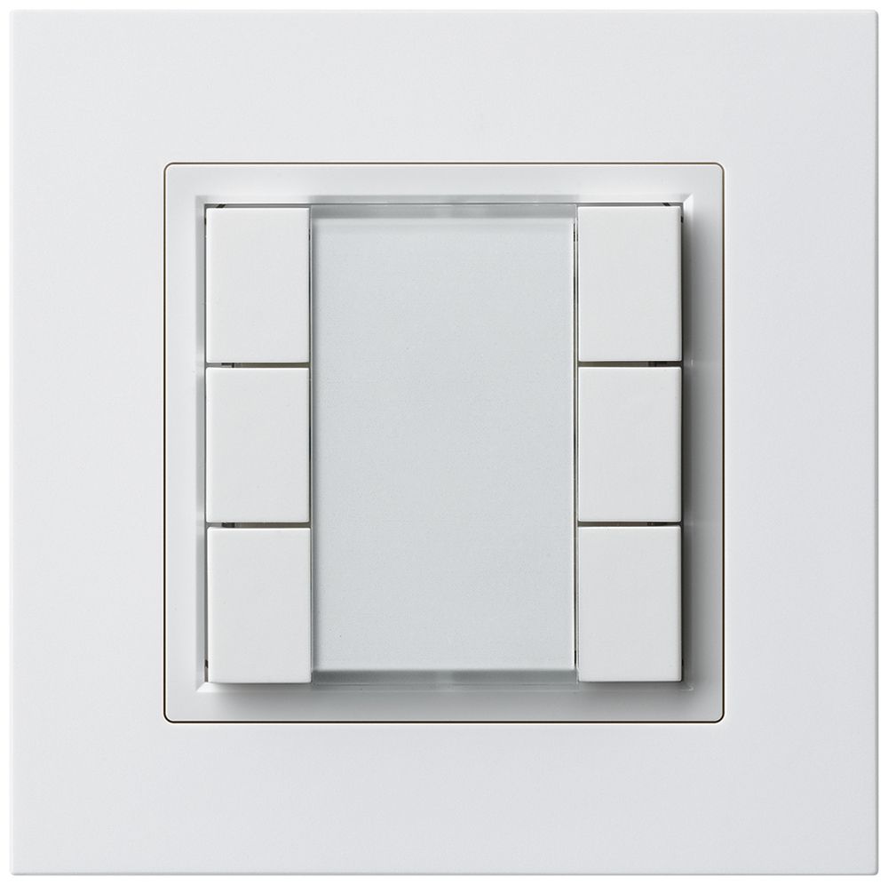 Poussoir multifonction AP kallysto.pro KNX RF 6× blanc