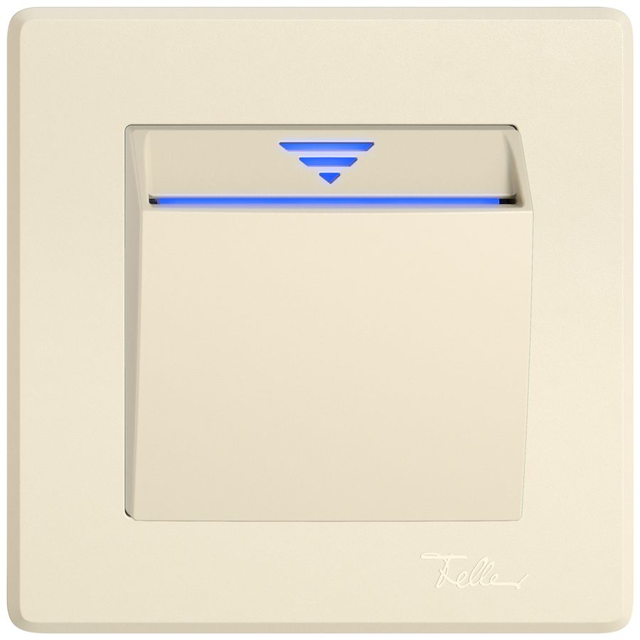 UP-Hotelcard KNX EDIZIO.liv SNAPFIX® mit Busankopppler cr