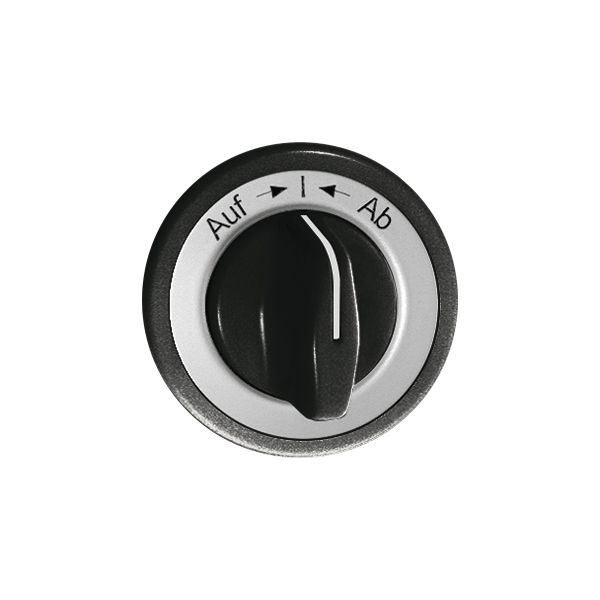 Frontset Auf-I-Ab schwarz, für Schwenktaster FH