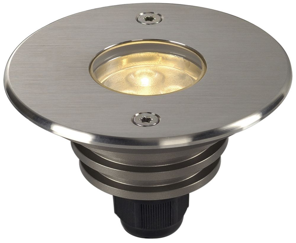 EB-LED-Bodenleuchte SLV DASAR LV, 12/24VDC 6W 360lm 3000K IP67 Edelstahl