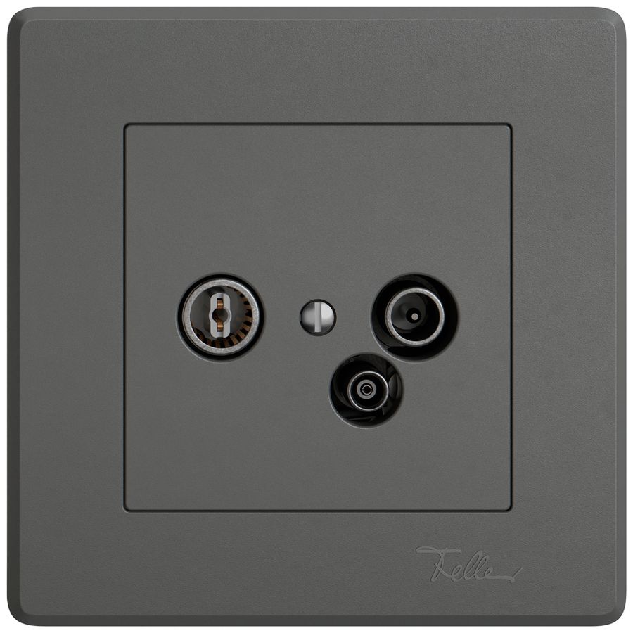 UP-Antennendose TV-R-Daten EDIZIO.liv SNAPFIX® 11dB dgu