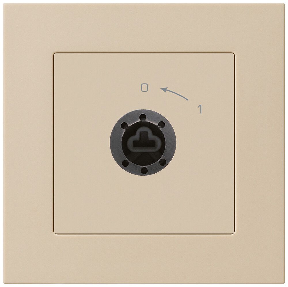 UP-SchwenkTaster 0<-1/2L kallysto.pro beige für Schloss ohne Zylind