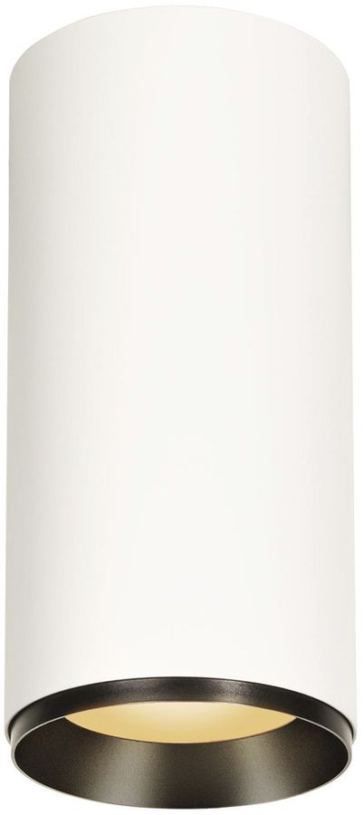 Plafonnier LED SLV NUMINOS CL PHASE XL 36W 3290lm 2700K 24° blanc/noir