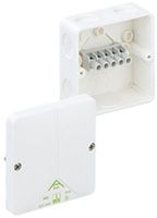 Scatola derivazione AP Abox 040, 4mm², 93×93×55mm, bianco