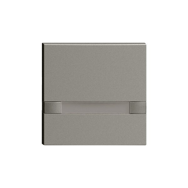 Touche 1/1 KNX/électron.s.LED+ pap.EDIZIOdue commande 2×1 gris foncé