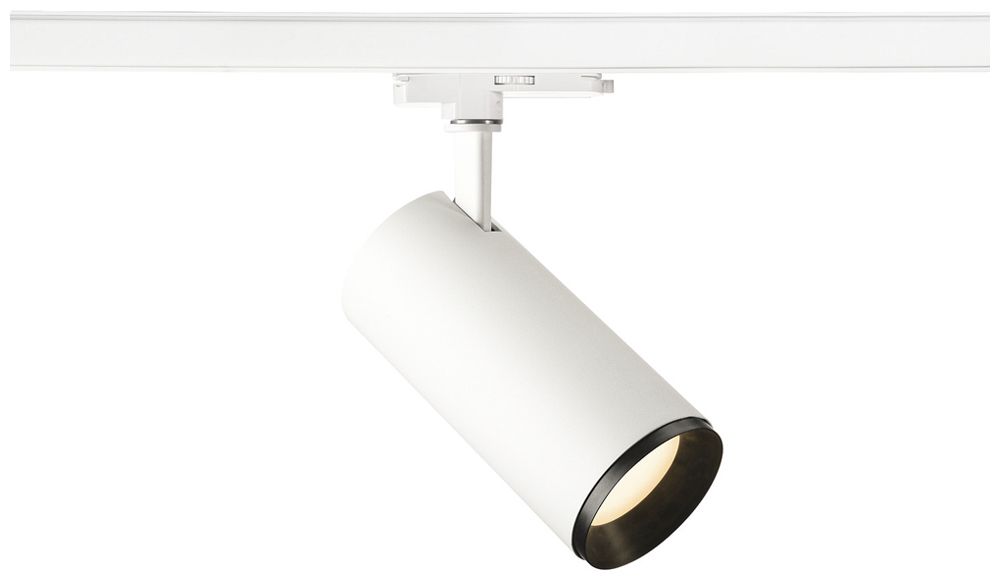 Spot LED SLV 3~ NUMINOS L DALI 28W 2440lm 2700K 24° Ø100×213mm blanc