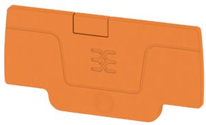 Abschlussplatte Weidmüller A-Reihe AEP 2C 1.5 52.76×2.1mm, orange