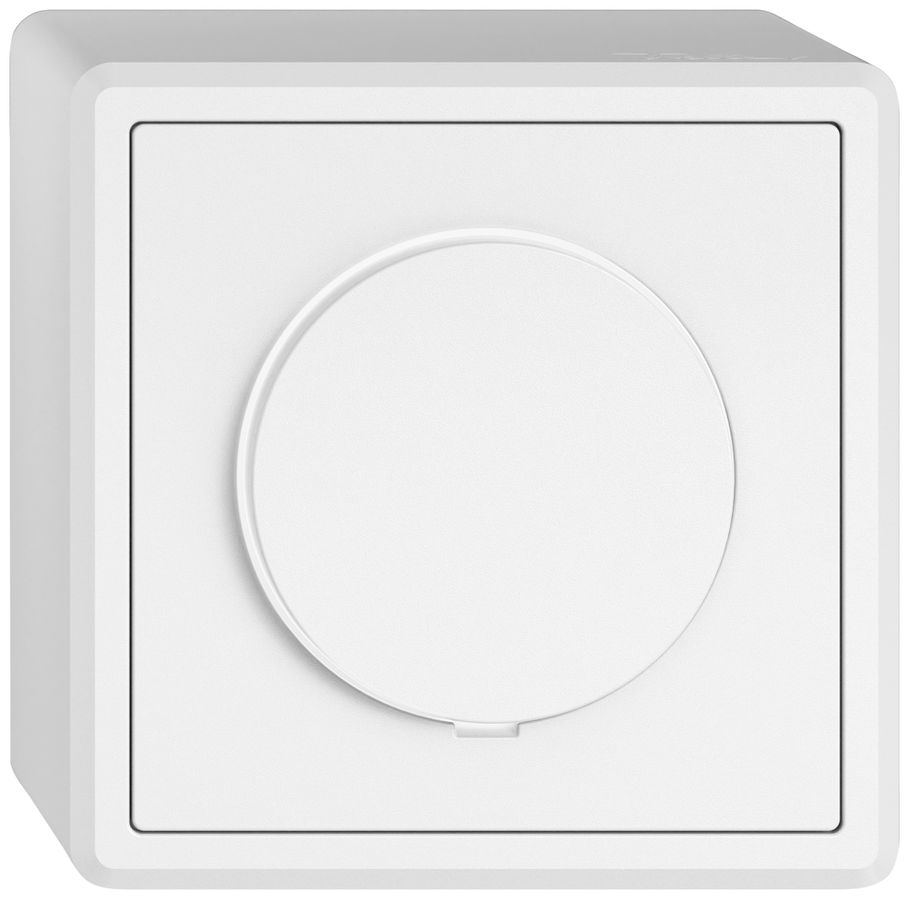AP-Dimmer EDIZIO.liv SNAPFIX® Univ.bel.ws 4…400W/4…400VA/4…200W/VA ws