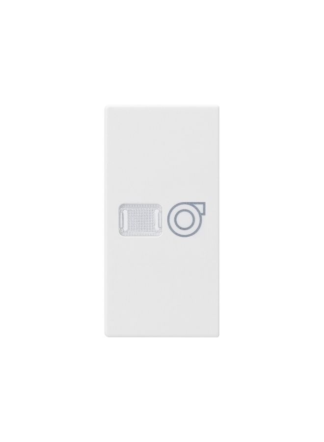 Knopf kallysto mit Symbol Ventilation weiss