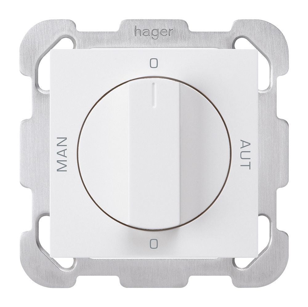 Interrupteur rotatif ENC 0-Man-0-Aut. kallysto 2/1L blanc avec manette