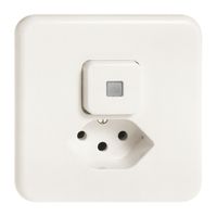 UP-Leuchtkombination A-R/1L+T13 FH weiss, LS, mit Linse, LED gelb