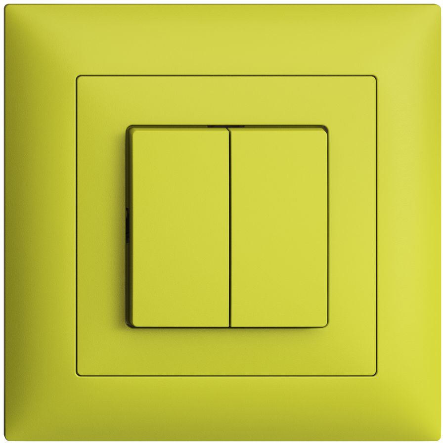 UP-Taster EDIZIOdue 2×A-R/1P lemon