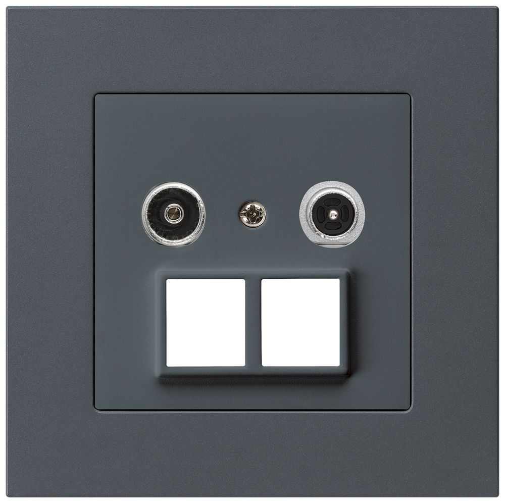 UP-Multimediadose kallysto.pro R/TV 10.5dB 2GHz anthrazit