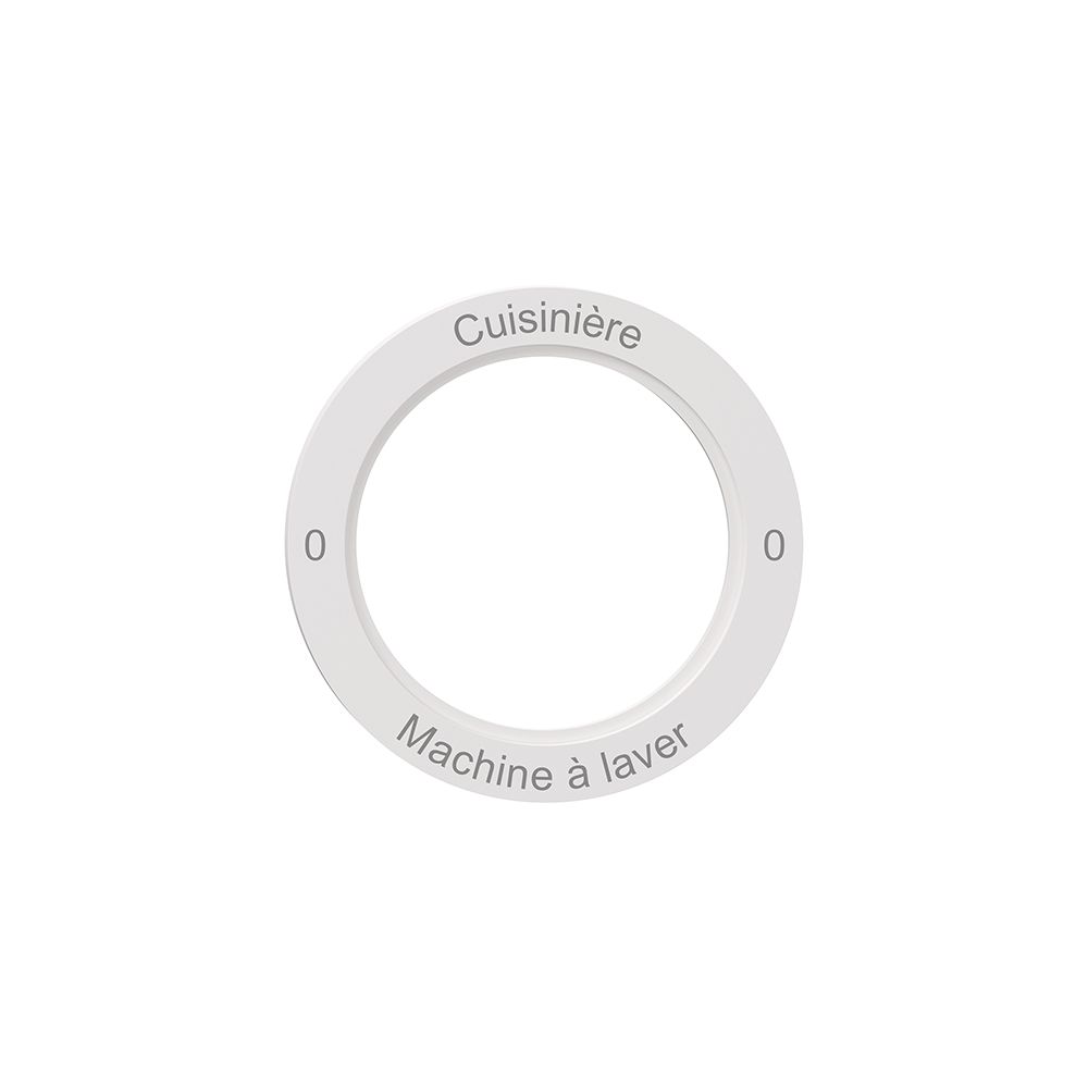 Kennscheibe NEVO, f.Drehschalter, 0-Cuisinière-0-Machine à laver, weiss